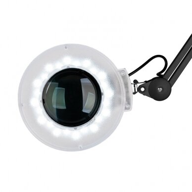 Cosmetology LED lamp with magnifier and stand 12W BLACK 2