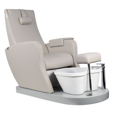 Pedicure chair with foot bath FOTEL SPA AZZURRO 016 GREY