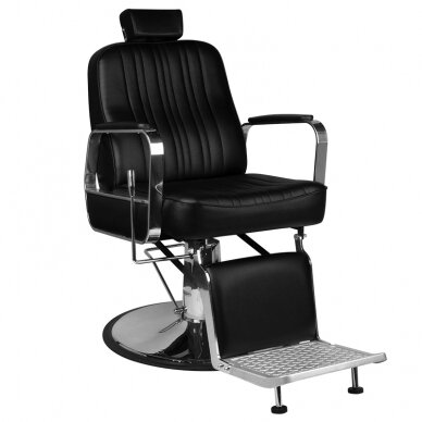 Hairdressing chair GABBIANO BARBER CHAIR PATRIZIO BLACK