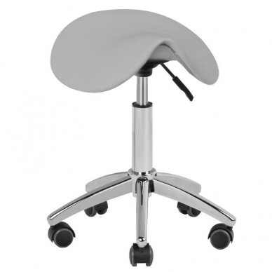 Kosmetologi jakkara Stool STOOL BEAUTY ROUND GREY