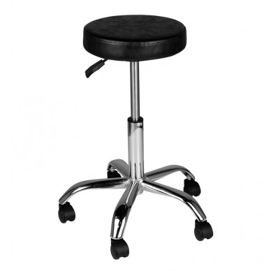 Beautician stool BEAUTY COMFORT BLACK