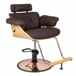 Frizieru krēsls HAIRDRESSING CHAIR FLORENCE BELLA BROWN