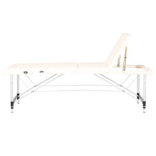 Foldable massage table ALU COMFORT 3 BLACK