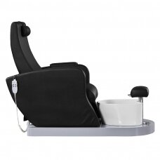 Pedikīra krēsls ar kāju vanniņu AZZURRO 016A PEDICURE MASSAGE CHAIR BLACK