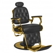 Juuksuritool Barber Chair Gabbiano Francesco Gold Black