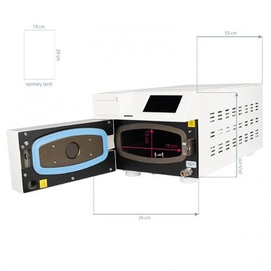 Стерилизатор автоклав LAFOMED LFSS03AA TOUCH 3L 2,9kw Class B (medical) 2