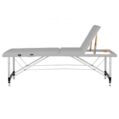 Foldable massage table ALU COMFORT 3 GREY 1