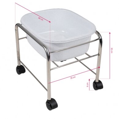 Pediküüri vanni PEDICURE TRAY CHROME 3