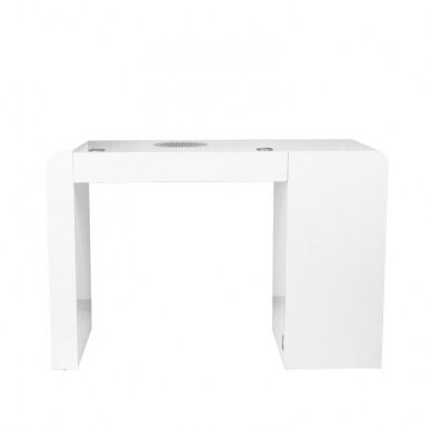 Manikiūro stalas su dulkių surinkėju IDEAL COSMETIC DESK WHITE 2