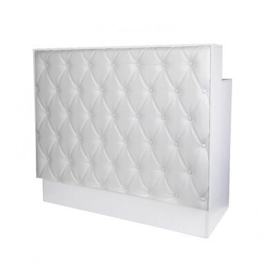 Vastaanottotiski GABBIANO RECEPTION DESK PEARL WHITE