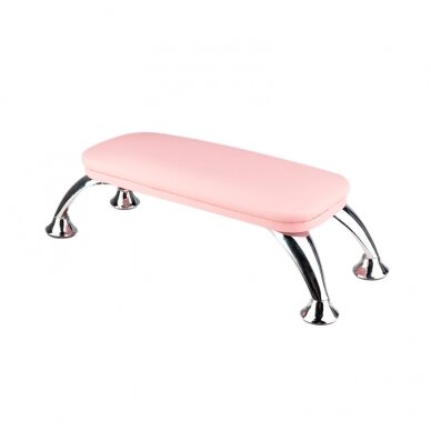 Manicure armrest PROFESSIONAL SILVER PINK