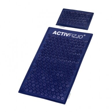 Acupressure massage mat 70x42cm + Acupressure massage pillow 39x25cm PREMIUM DEEPBLUE 6