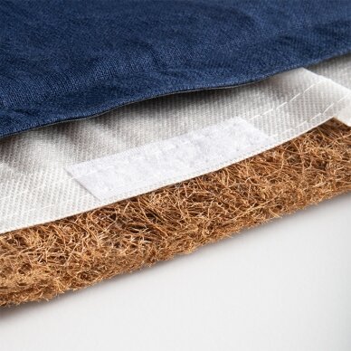 Nõelravi massaažimatt 130x43cm + Nõelravi massaažipadi 39x25cm PREMIUM DEEPBLUE 1