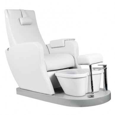 Pedicure chair with foot bath FOTEL SPA AZZURRO 016 WHITE