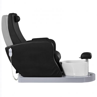 Fotel do pedicure z wanną do kąpieli stóp AZZURRO 016A PEDICURE MASSAGE CHAIR BLACK 2