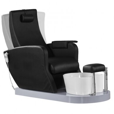 Pedikīra krēsls ar kāju vanniņu AZZURRO 016A PEDICURE MASSAGE CHAIR BLACK 3