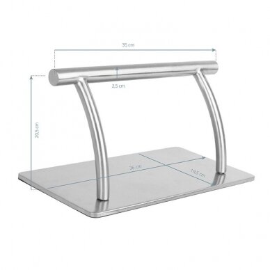 Fußstütze BD-07 35cm Chrome 3