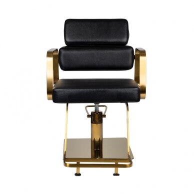 Kampaamotuoli GABBIANO HAIRDRESSING CHAIR PORTO ETERNITY GOLD BLACK 3