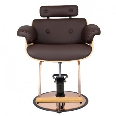 Kirpyklos kėdė HAIRDRESSING CHAIR FLORENCE BELLA BROWN 1