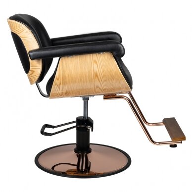 Frizieru krēsls HAIRDRESSING CHAIR VENICE MARINE BLACK 1