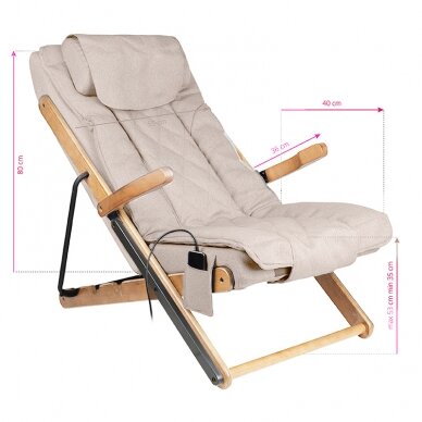 Shiatsu folding best sale massage chair