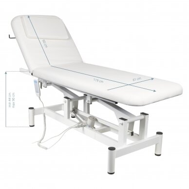 Electric massage table ELECTRIC BED 1 MOTOR WHITE 6