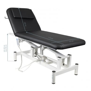 Electric massage table ELECTRIC BED 1 MOTOR BLACK 5