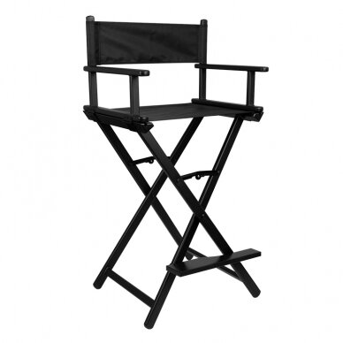 Стул для макияжа MAKE-UP CHAIR ALU BLACK