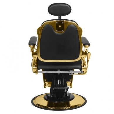 Barber krēsls Barber Chair Gabbiano Francesco Gold Black 2