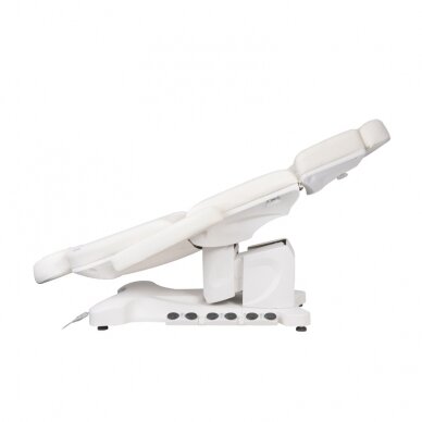Cosmetology chair Azzurro Pro Electric 3 Motor Foot Control White Heated 5