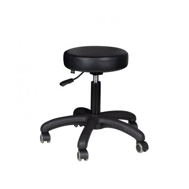 Beautician stool BEAUTY STOOL ELEGANT BLACK