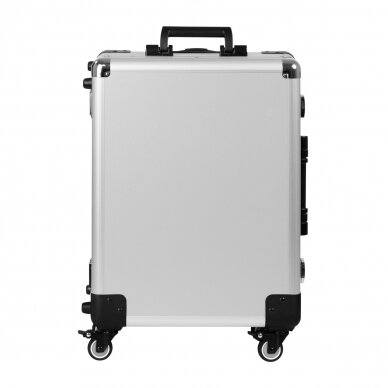 Make-up mirror - cosmetic suitcase PORTABLE SILVER 3