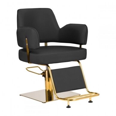 Juuksuritool GABBIANO PROFESSIONAL HAIRDRESSING CHAIR LINZ GOLD BLACK