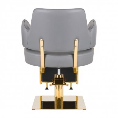 Fotel fryzjerski GABBIANO PROFESSIONAL HAIRDRESSING CHAIR LINZ GOLD GREY 3