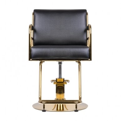 Kampaamotuoli GABBIANO HAIRDRESSING CHAIR PRATO GOLD BLACK 2