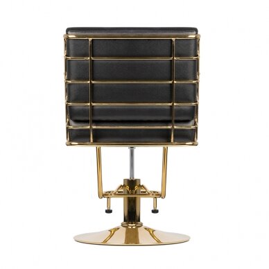 Juuksuritool GABBIANO HAIRDRESSING CHAIR PRATO GOLD BLACK 3