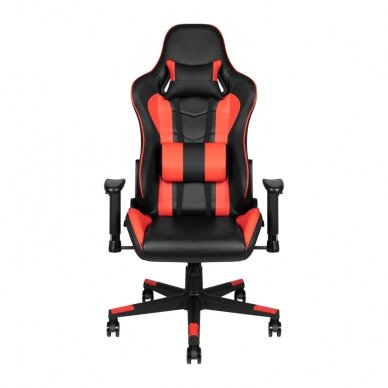 Biroja krēsls uz riteņiem GAMING CHAIR PREMIUM RED 1