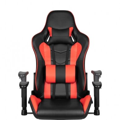 Biuro kėdė ant ratukų GAMING CHAIR PREMIUM RED 3