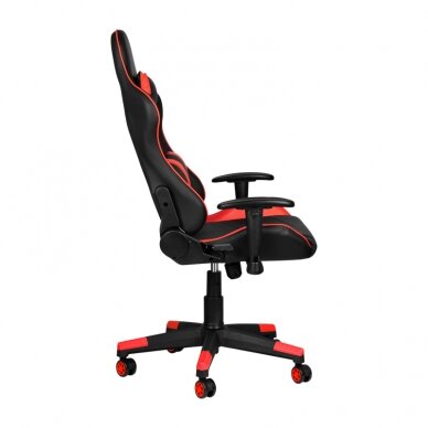 Biroja krēsls uz riteņiem GAMING CHAIR PREMIUM RED 5