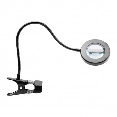 Kosmetische LED Lampe mit Lupe 5D SNAKE RING 5W BLACK