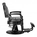 Friseurstuhl Barber Chair President Old Leather Grey