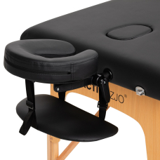 Klappbare Massageliege ACTIVFIZJO WOOD LUX 2 BLACK