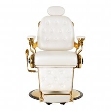 Juuksuritool Barber Chair Gabbiano Francesco Gold White