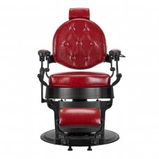 Kirpyklos kėdė Barber Chair President Old Leather Red