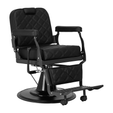 Fotel barberski Barber Chair Gabbiano Carlos Black