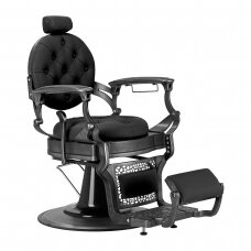 Kirpyklos kėdė Barber Chair Gabbiano Niccolo Black