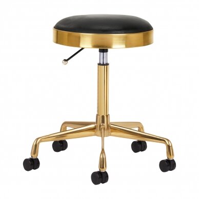 Beautician stool GREEK MODEL 1 BLACK GOLD