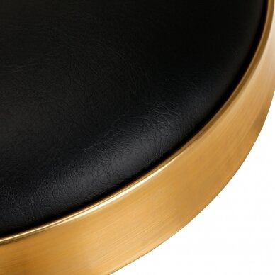 Beautician stool GREEK MODEL 1 BLACK GOLD 1