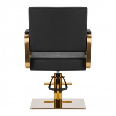 Frizieru krēsls GABBIANO PROFESSIONAL HAIRDRESSING CHAIR AVILA GOLD BLACK 3