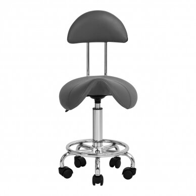 Taboret kosmetyczny STOOL BEAUTY 3 GREY 1